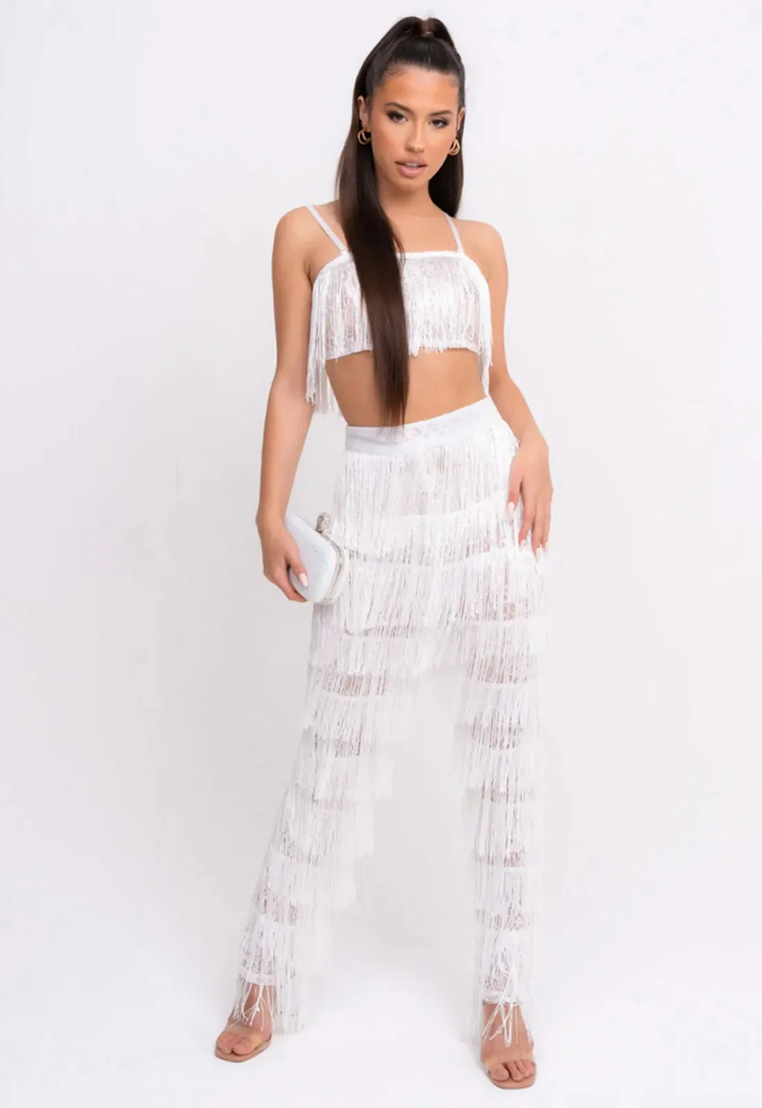 Nazz White Senorita Co-ord - Image 3