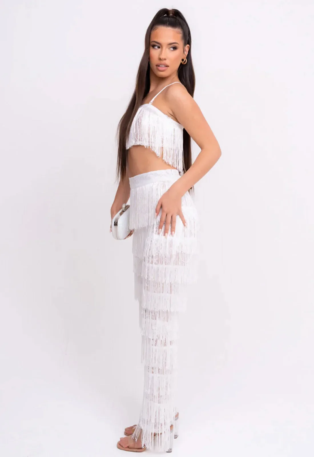 Nazz White Senorita Co-ord - Image 4