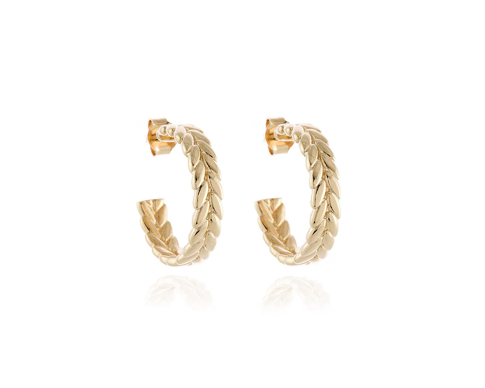 Cachet London Oletta Gold Hoop Earrings - Image 10