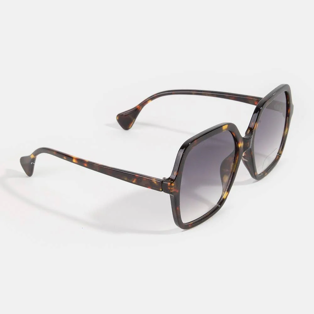 Oversized Tortoise Fashion Frame Sunglasses Set: ASSORTED - Image 4