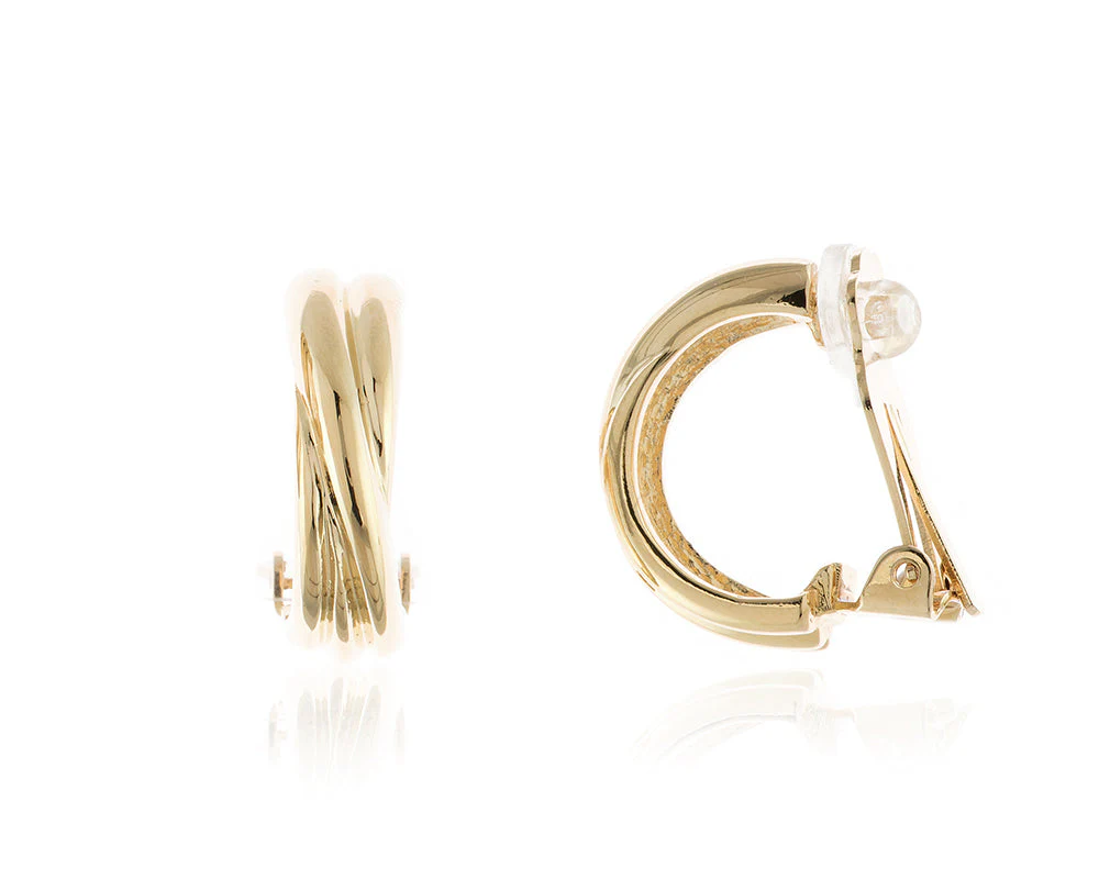 Cachet London Panola Gold Clip On Earrings - Image 10