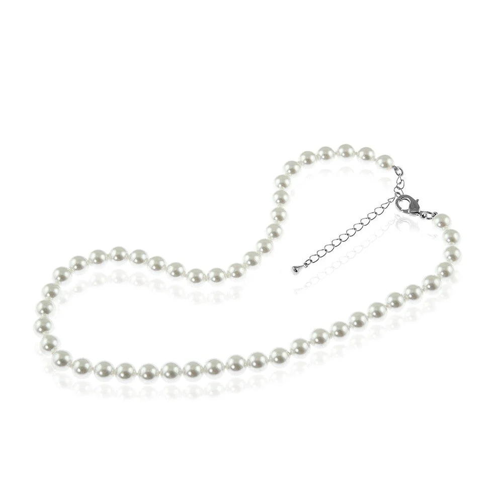Cachet London Petula Silver 40cm Pearl Necklace - Image 3