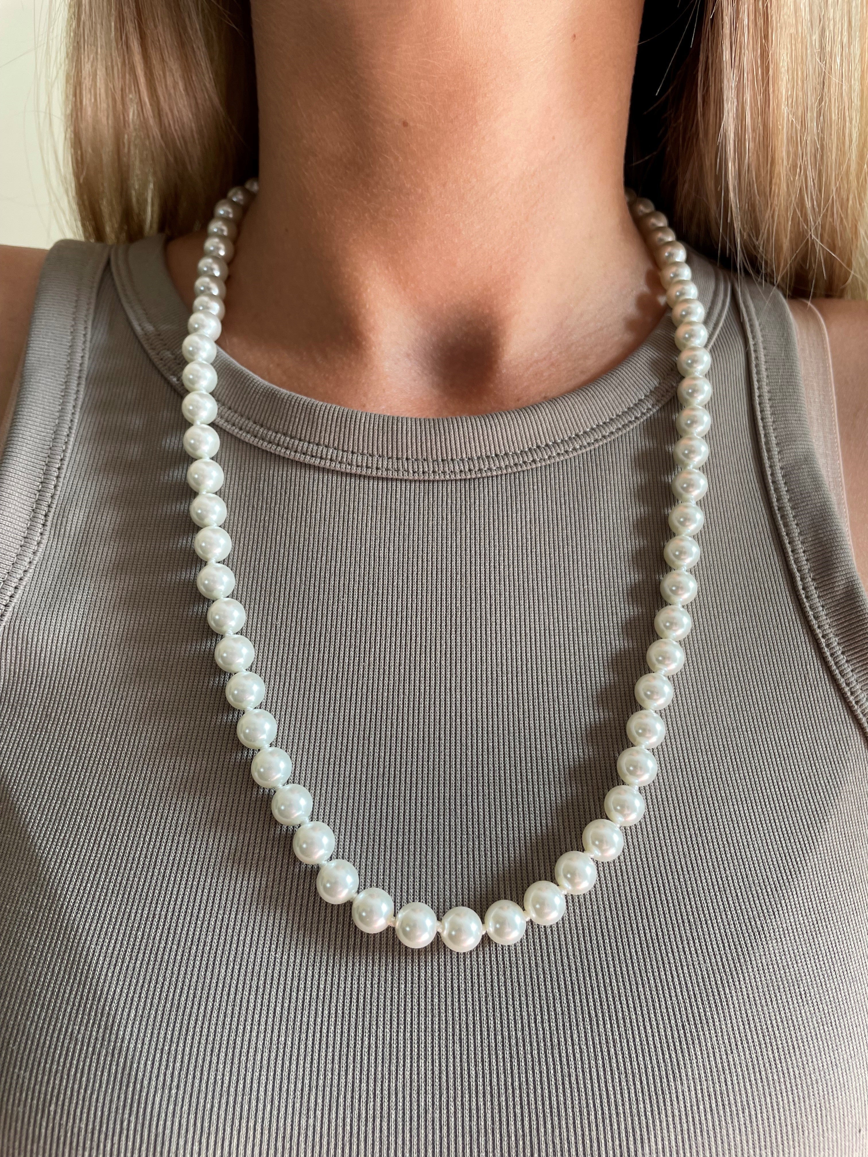 Cachet London Petula Silver 60cm Pearl Necklace - Image 9