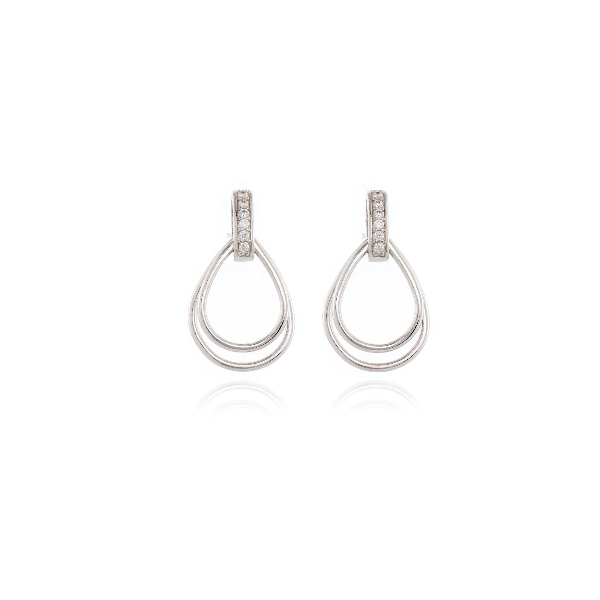 Cachet London Qiao Silver Earrings