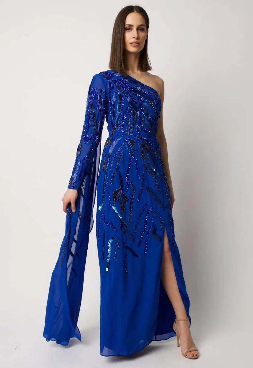 Raishma Blue Astrid Maxi Dress - Image 7