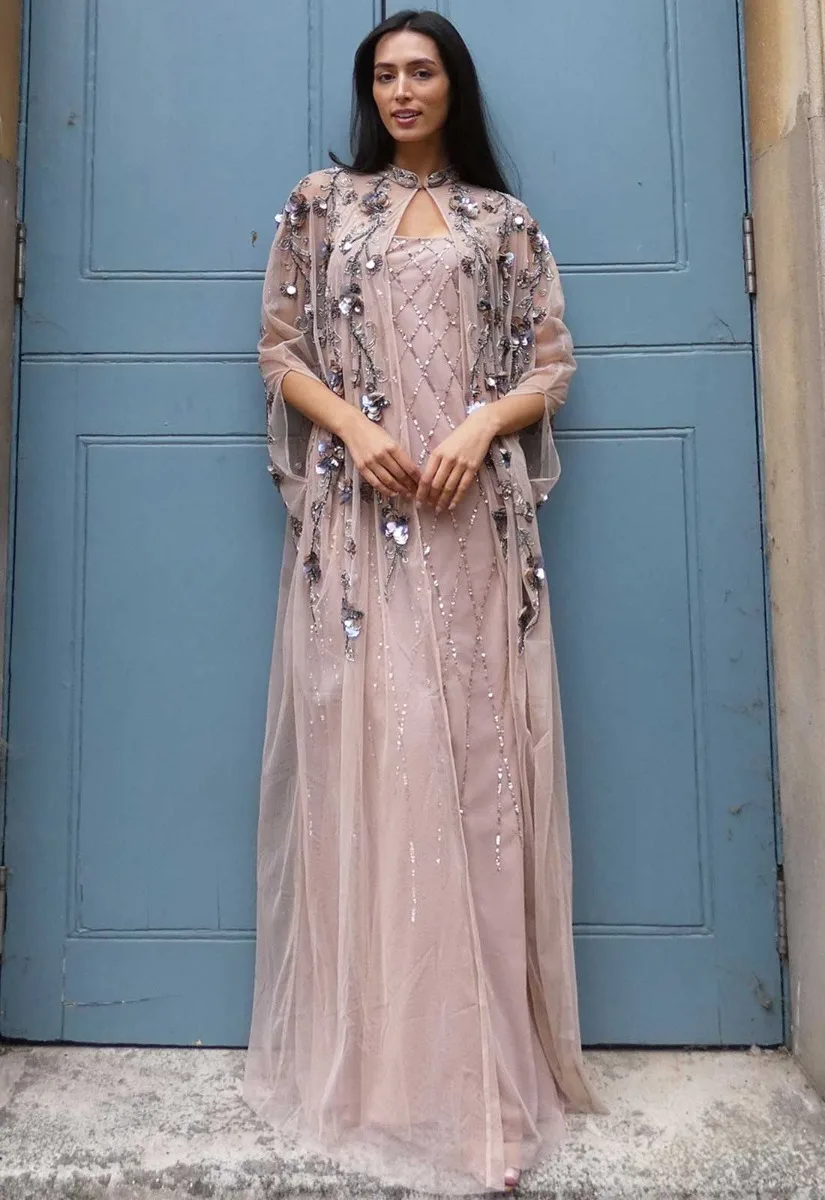 Raishma Couture Champagne Opal Gown - Image 7