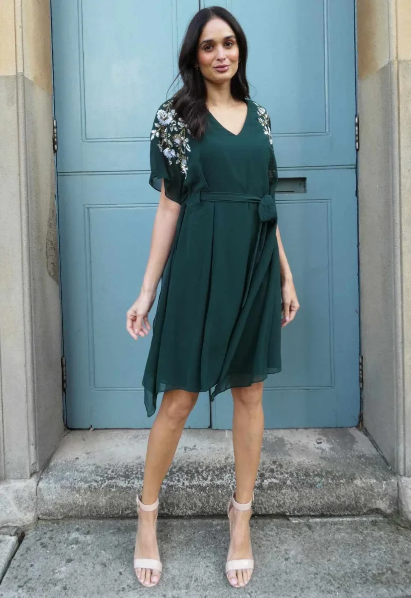 Raishma Couture Green Eliza Dress - Image 4