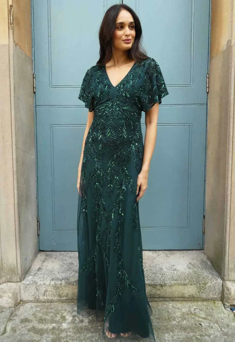 Raishma Couture Green Serenity Gown - Image 7