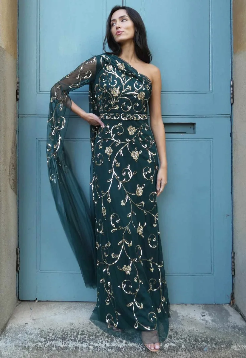 Raishma Couture Green Therese Dress - Image 5