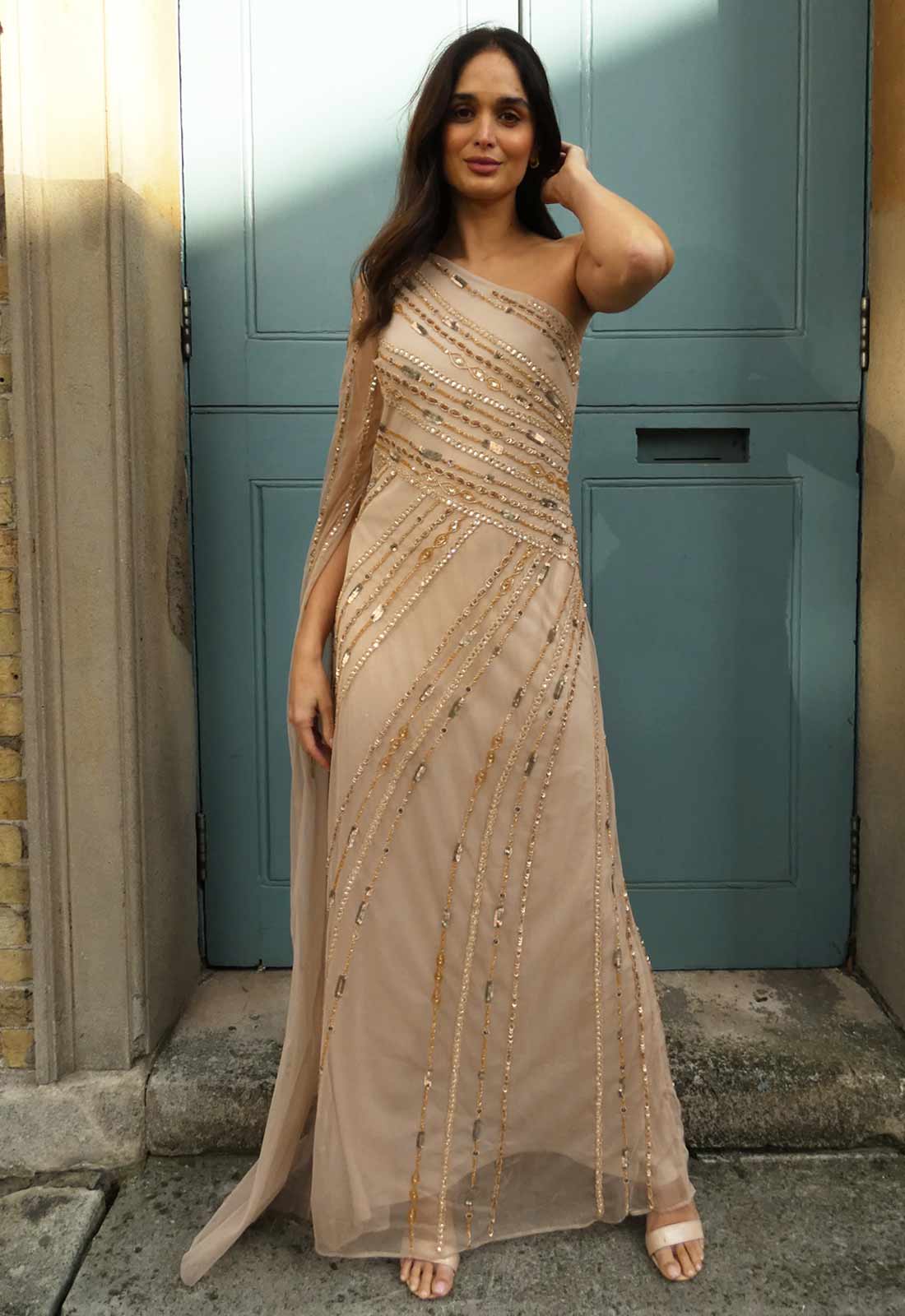 Raishma Couture Natural Kalina Gown