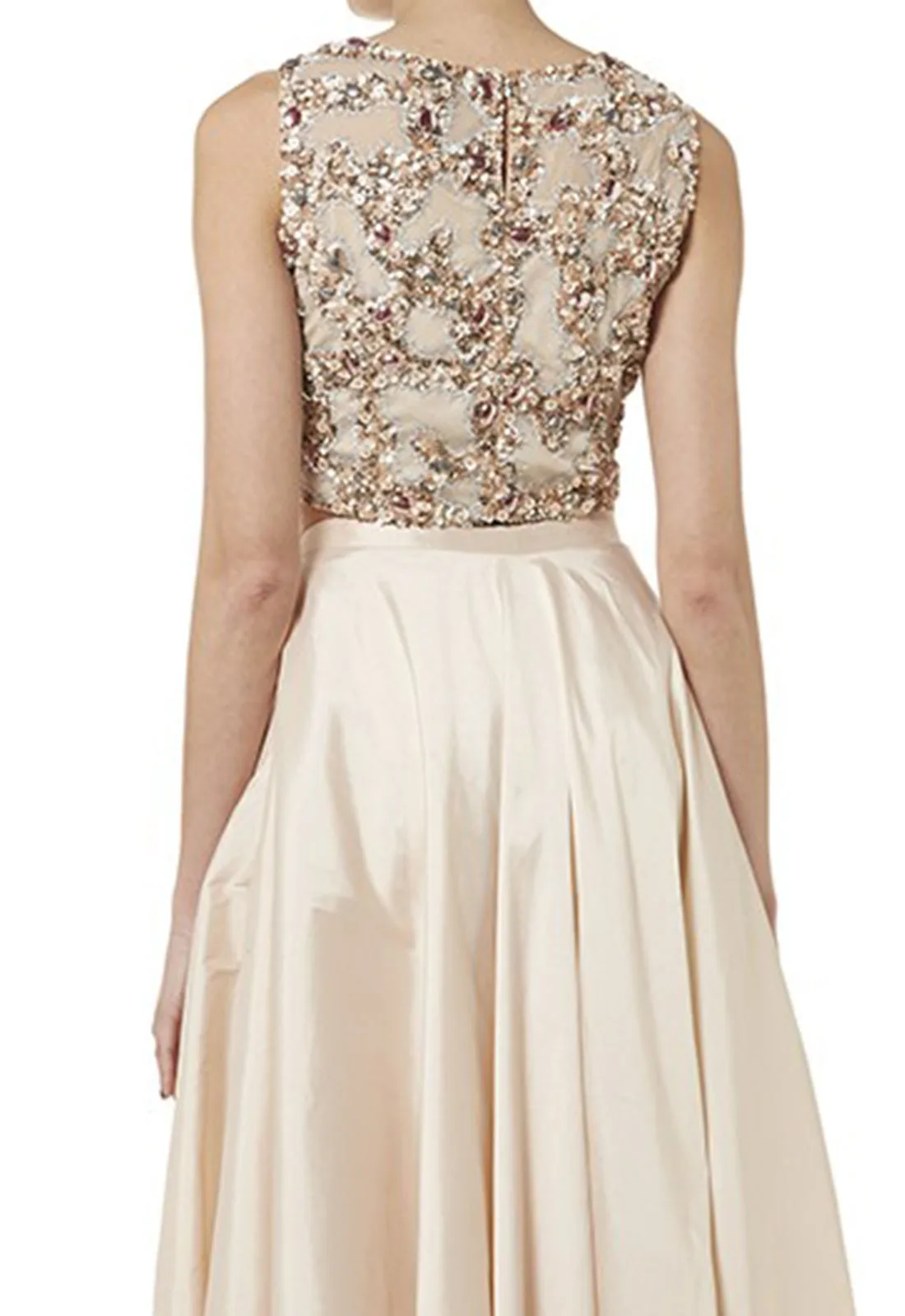 Raishma Embellished Crop Top in Blush - Image 4
