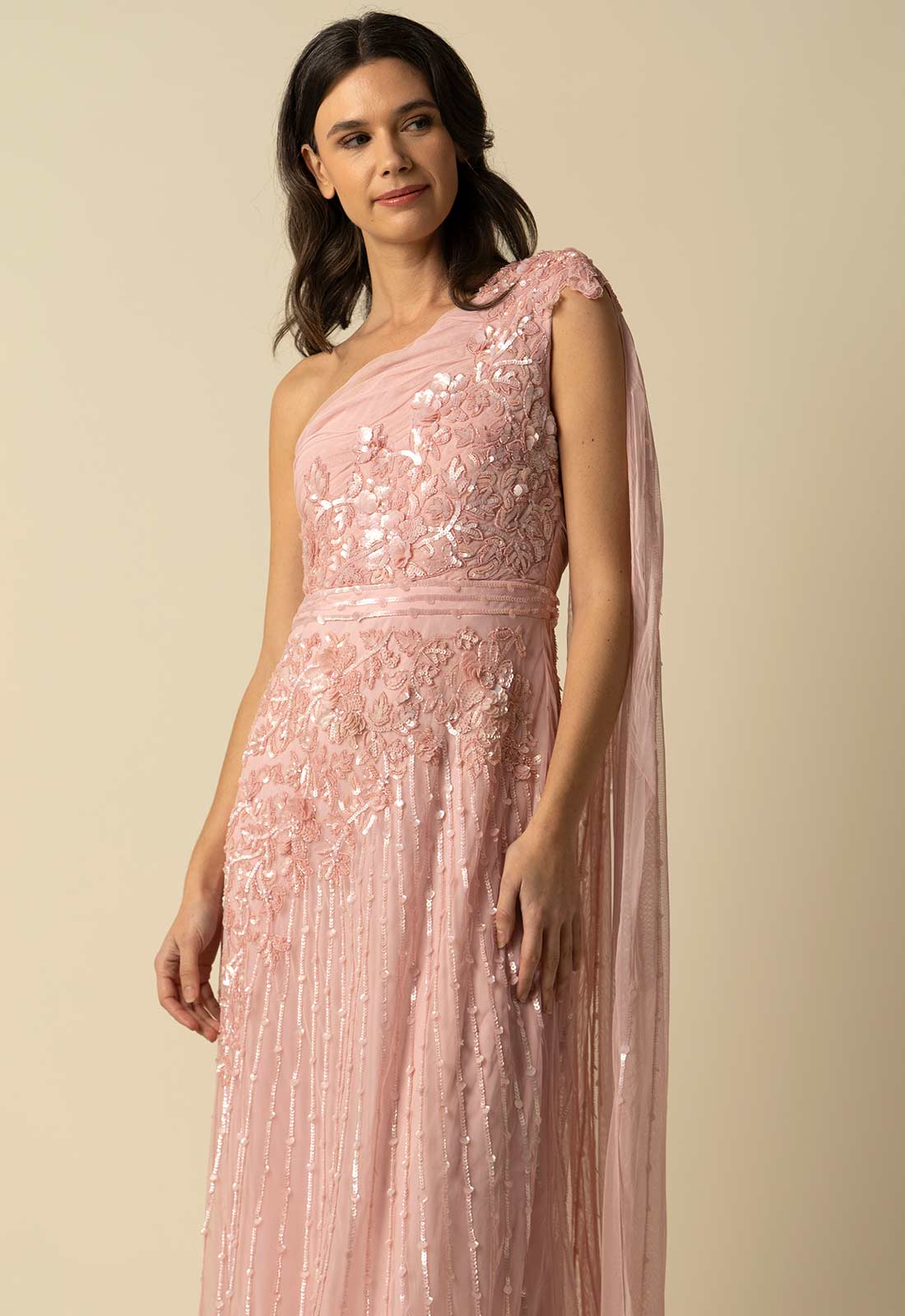 Raishma Couture Pink Florence Maxi Dress - Image 2