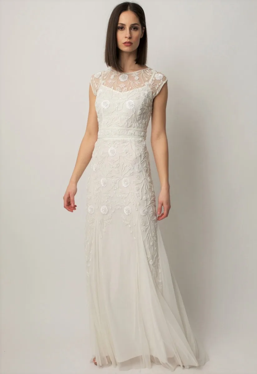 Raishma Ivory Alice Beaded Gown - Image 6