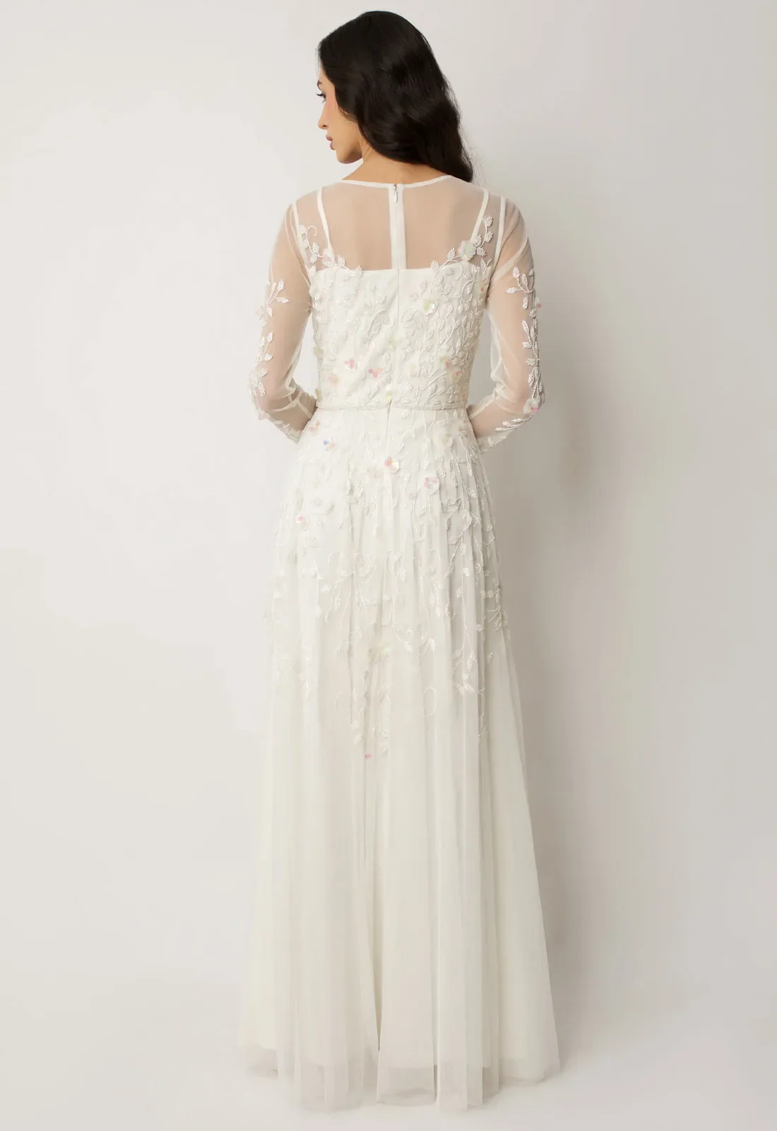 Raishma Ivory Ivy Floral Maxi Dress - Image 2