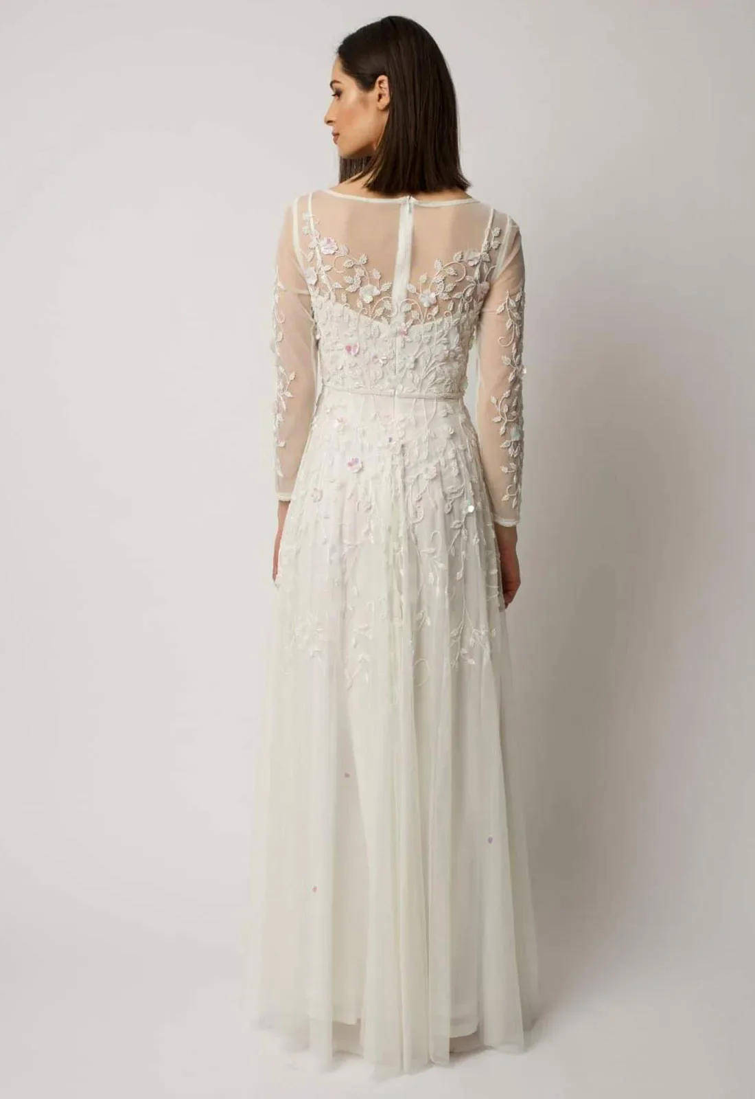 Raishma Ivory Ivy Floral Maxi Dress - Image 4