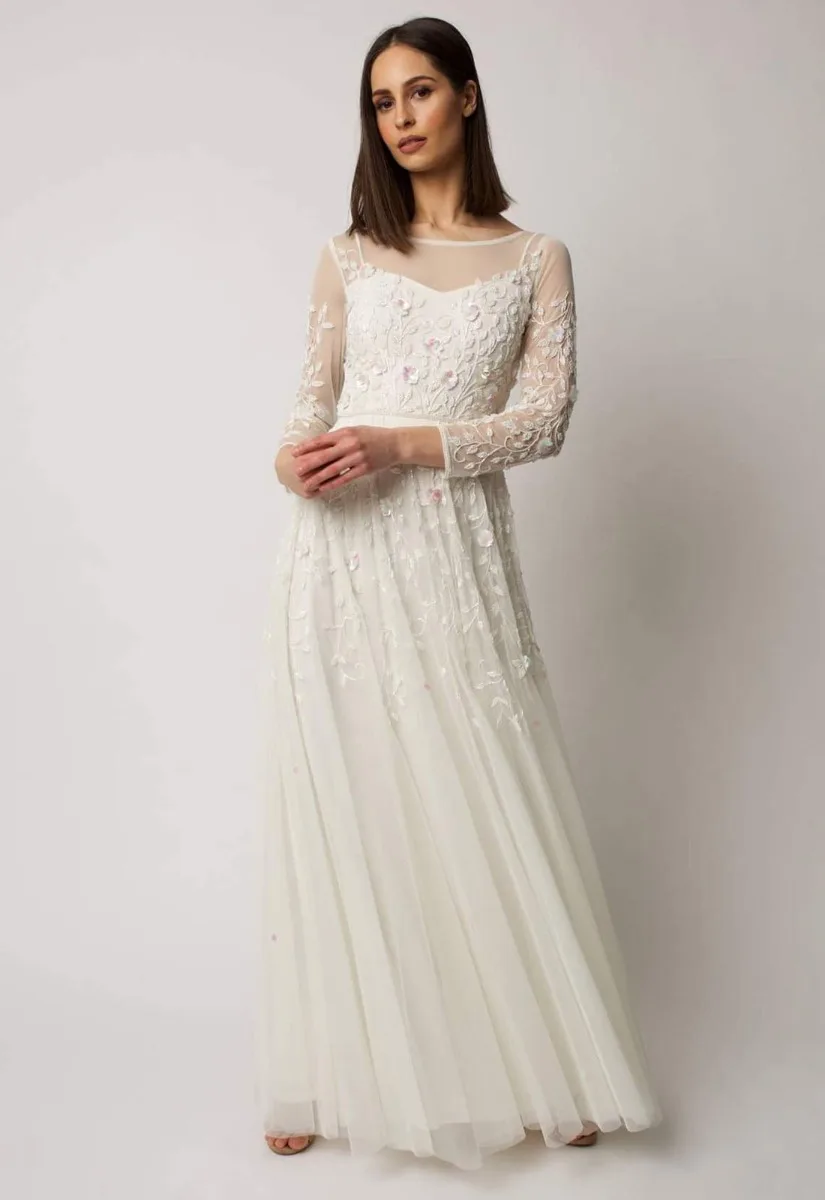 Raishma Ivory Ivy Floral Maxi Dress - Image 7