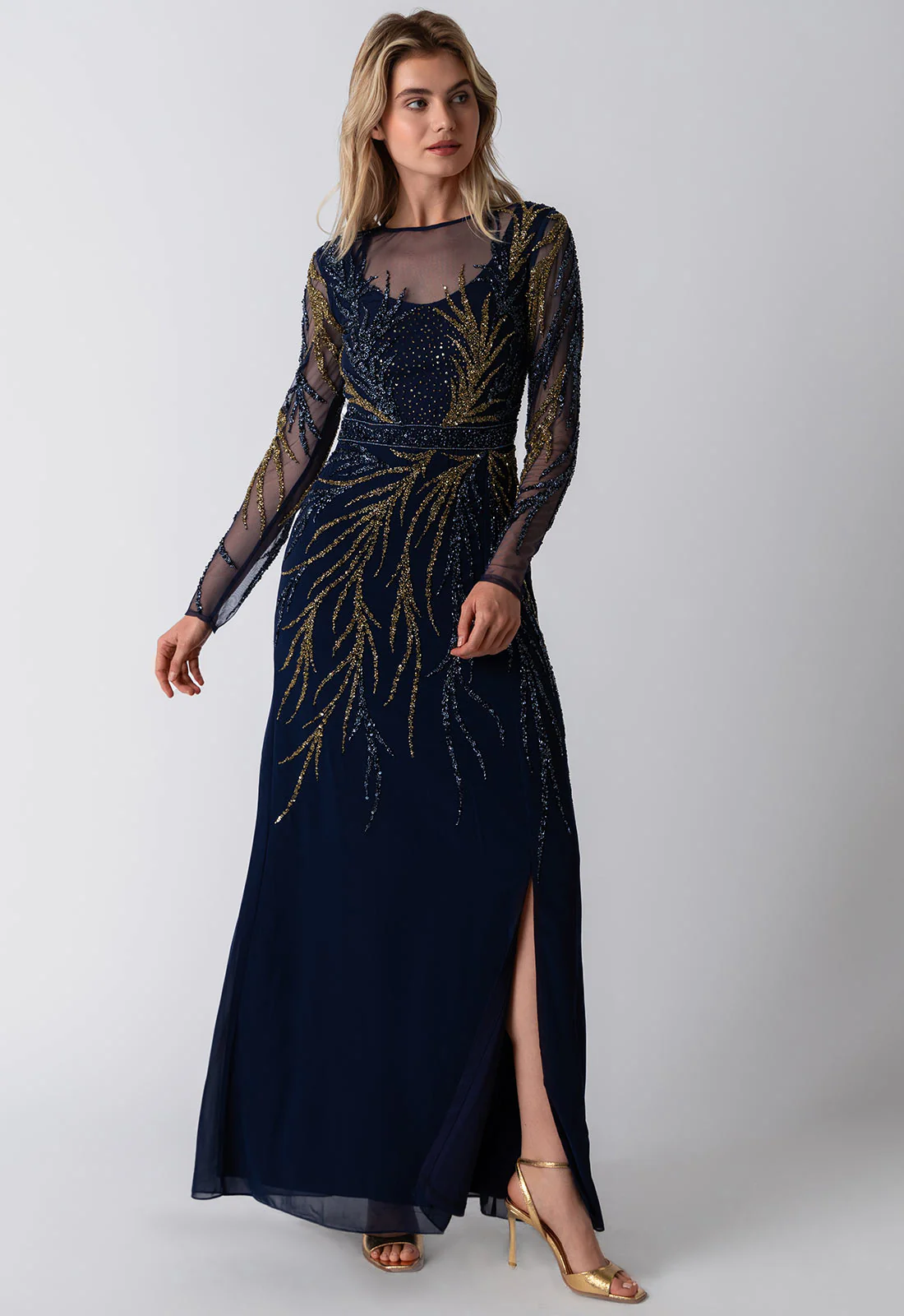 Raishma Couture Blue Paige Maxi Dress - Image 2