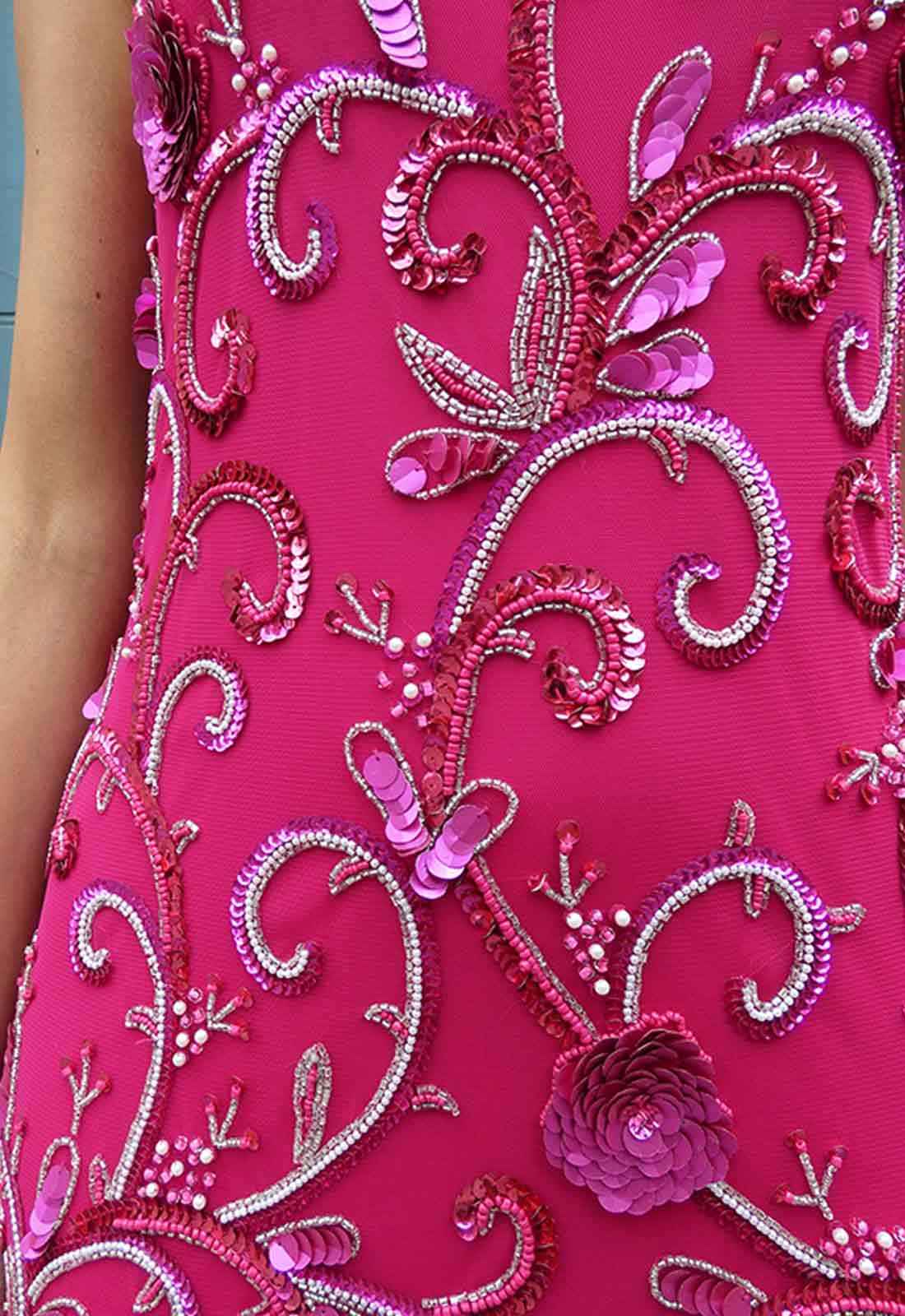Raishma Pink Halina Evening Dress - Image 3