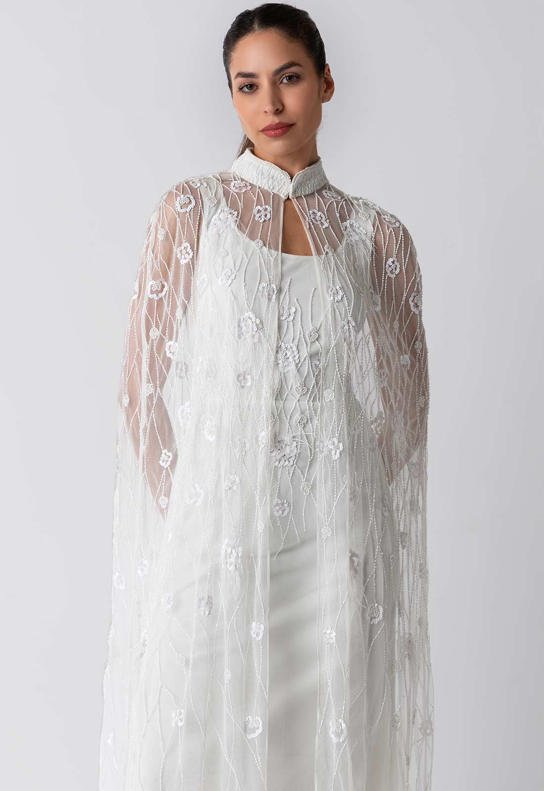Raishma Couture White Sofia Maxi Dress - Image 2