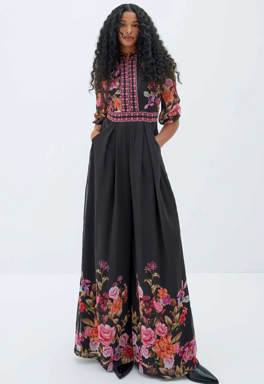 Raishma Studio Black Harper Black Jumpsuit