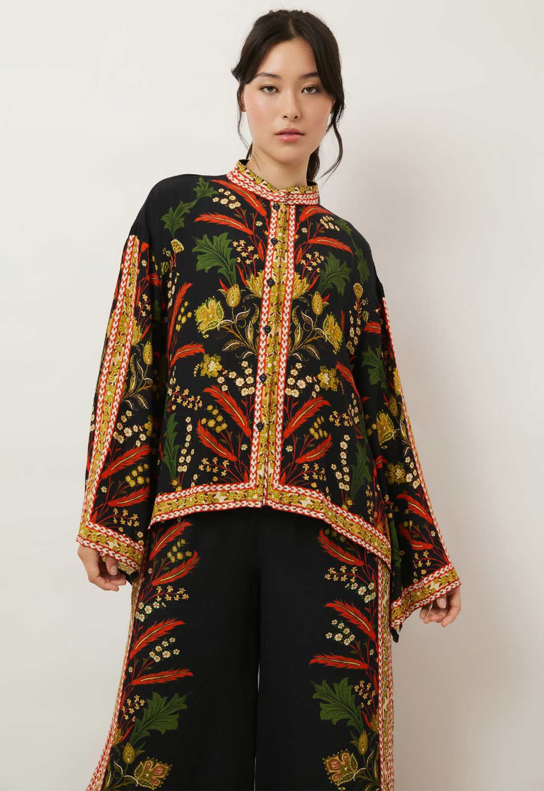 Raishma Studio Black Reyna Shirt - Image 2