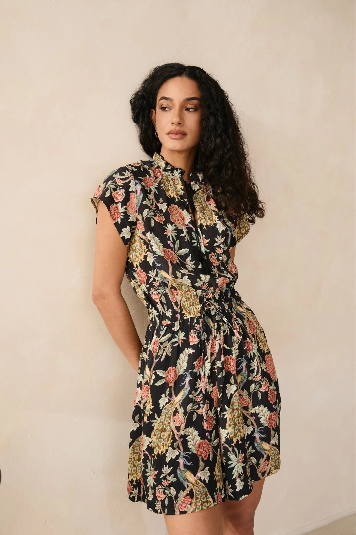 Raishma Studio Black Samara Black Playsuit - Image 2