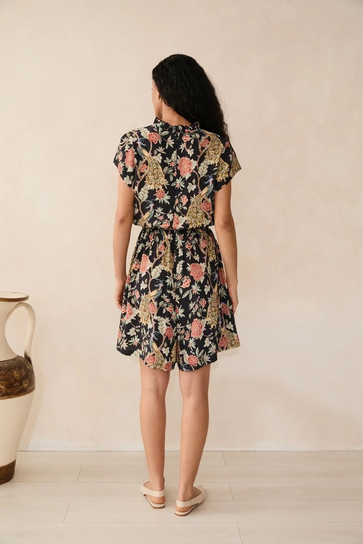 Raishma Studio Black Samara Black Playsuit - Image 3