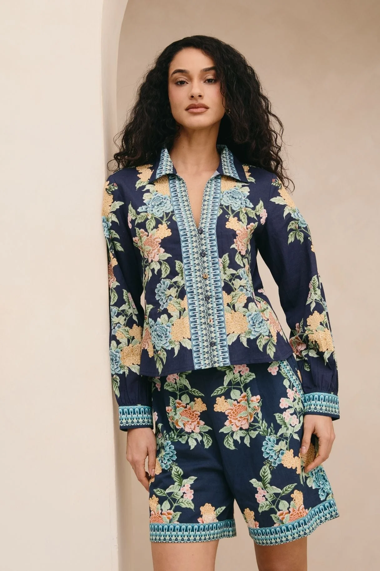 Raishma Studio Blue Amani Navy Short - Image 2