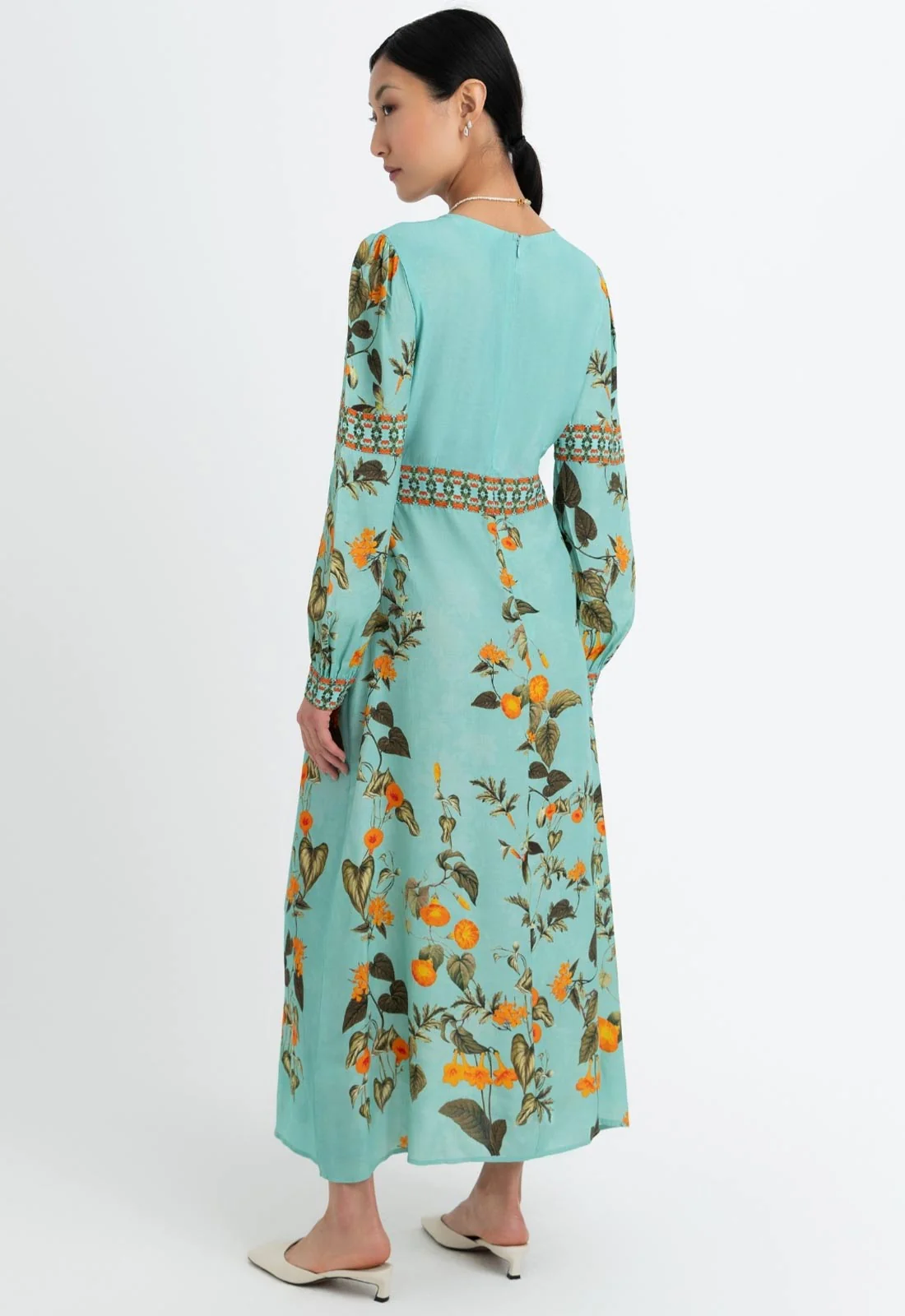 Raishma Studio Blue Elsa Blue Dress - Image 3