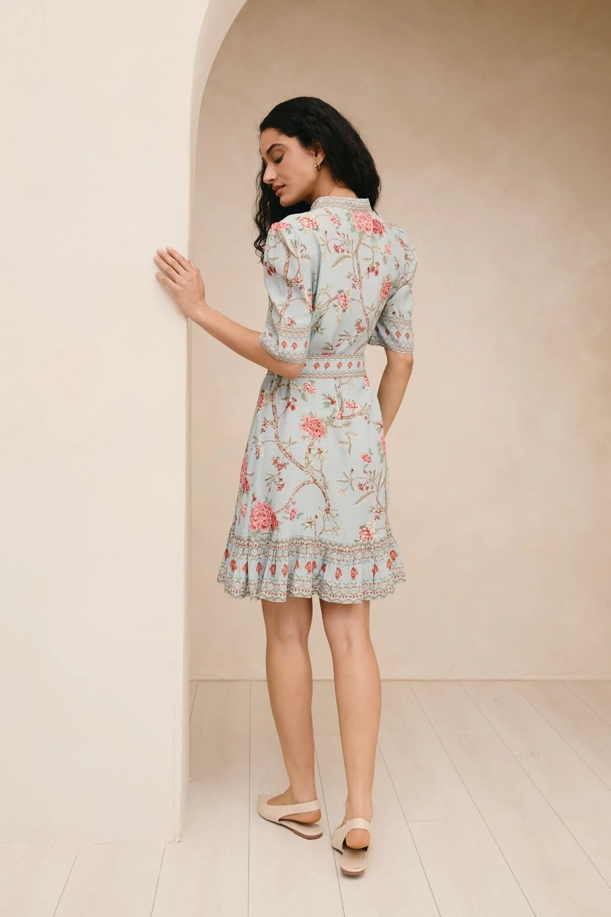 Raishma Studio Blue Everly Blue Dress - Image 3
