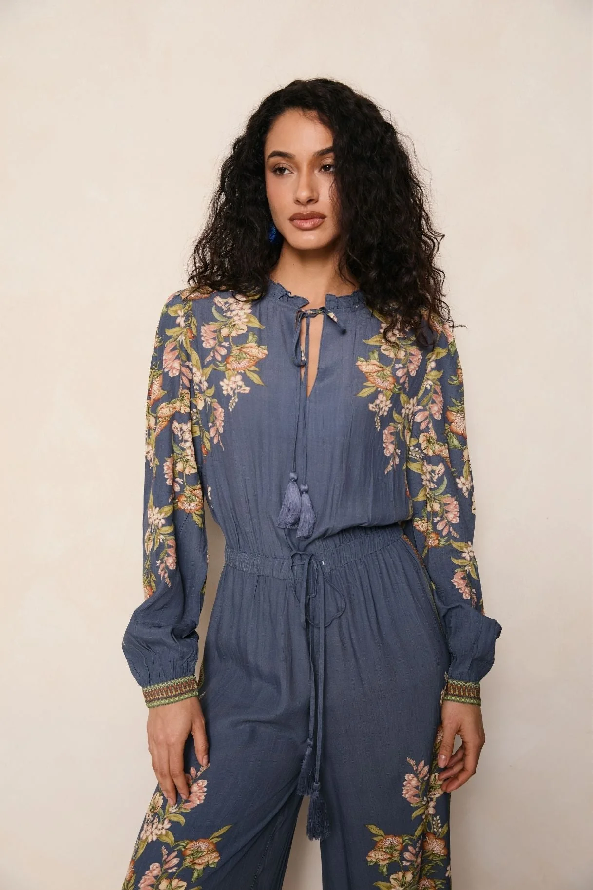 Raishma Studio Blue Hailey Blue Jumpsuit - Image 2