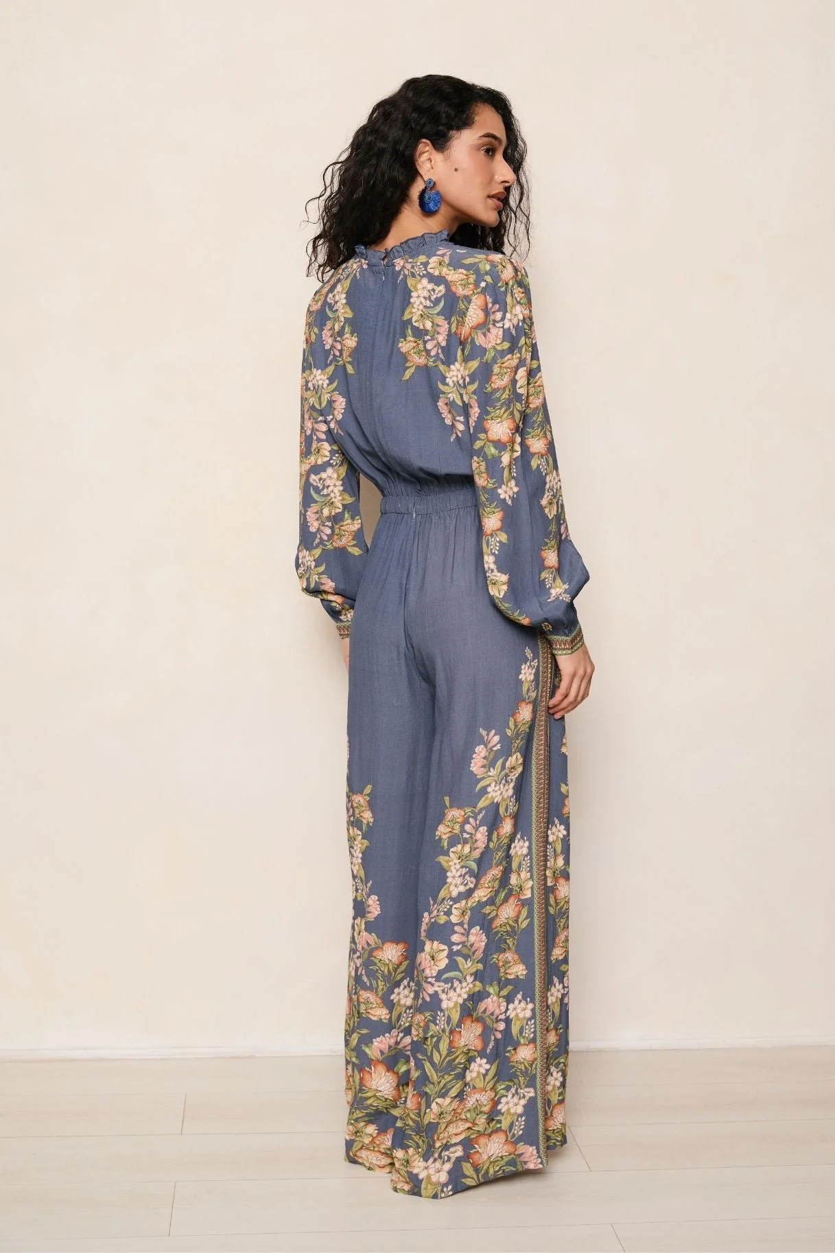 Raishma Studio Blue Hailey Blue Jumpsuit - Image 3