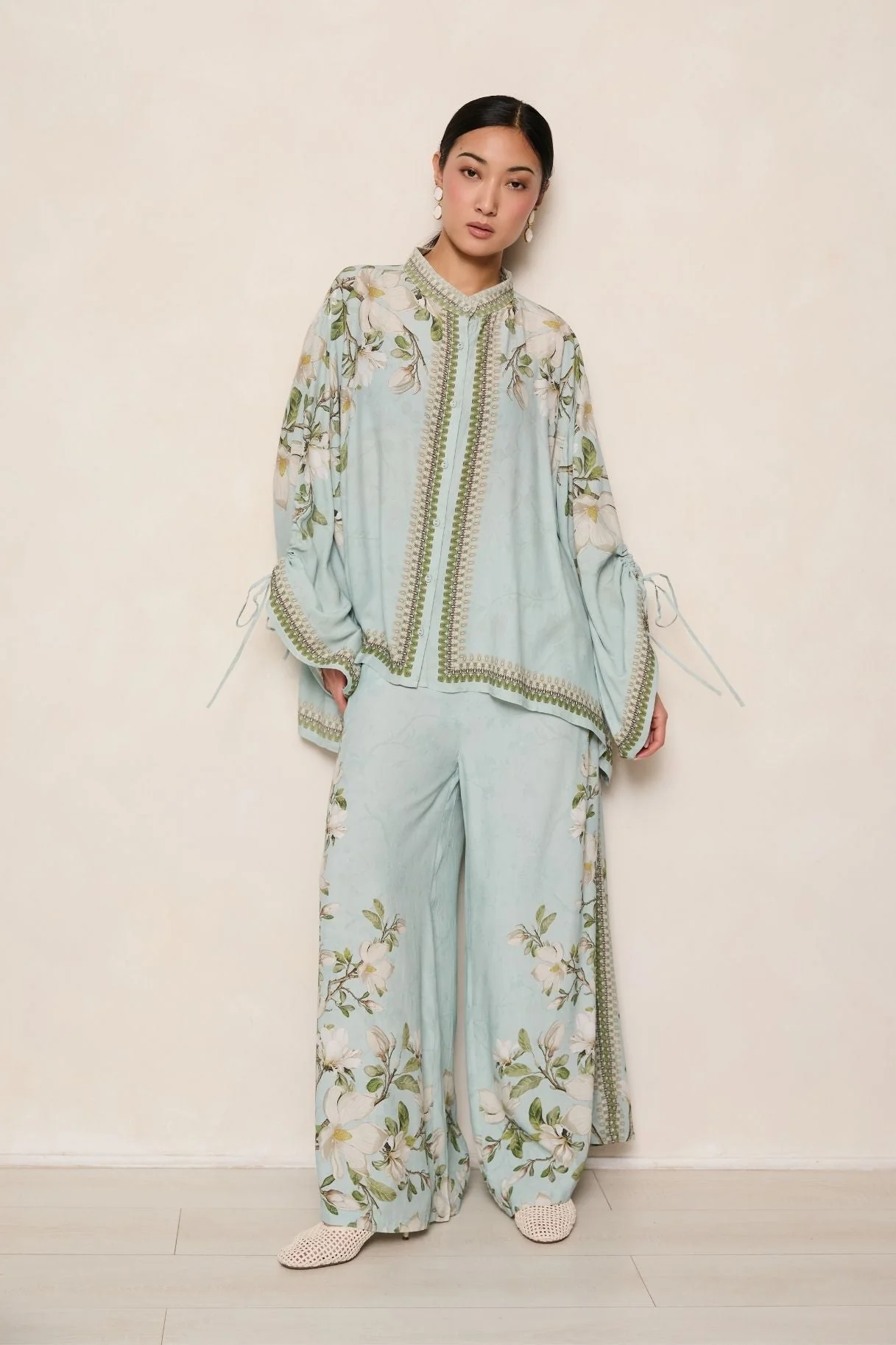 Raishma Studio Blue Hilda Blue Shirt