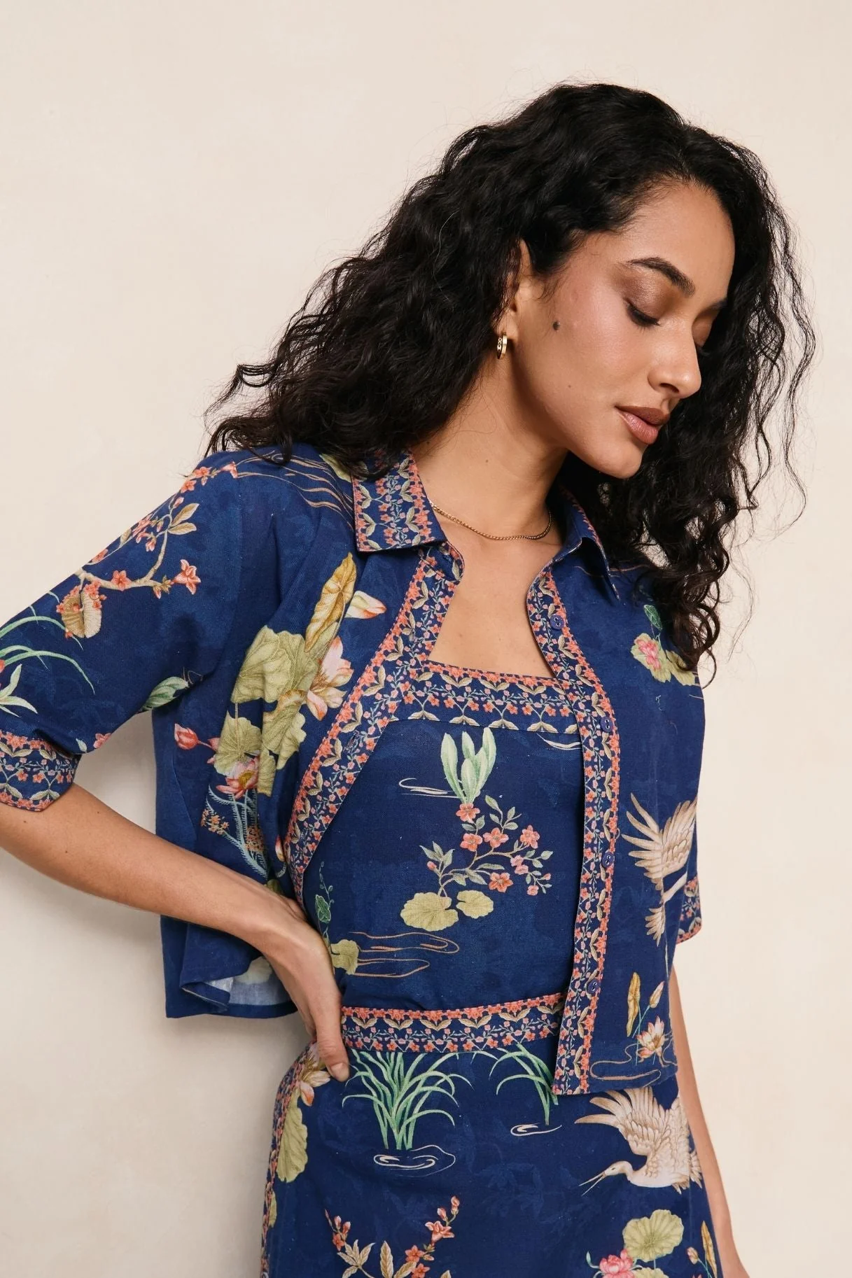 Raishma Studio Blue Kylie Shirt - Image 4