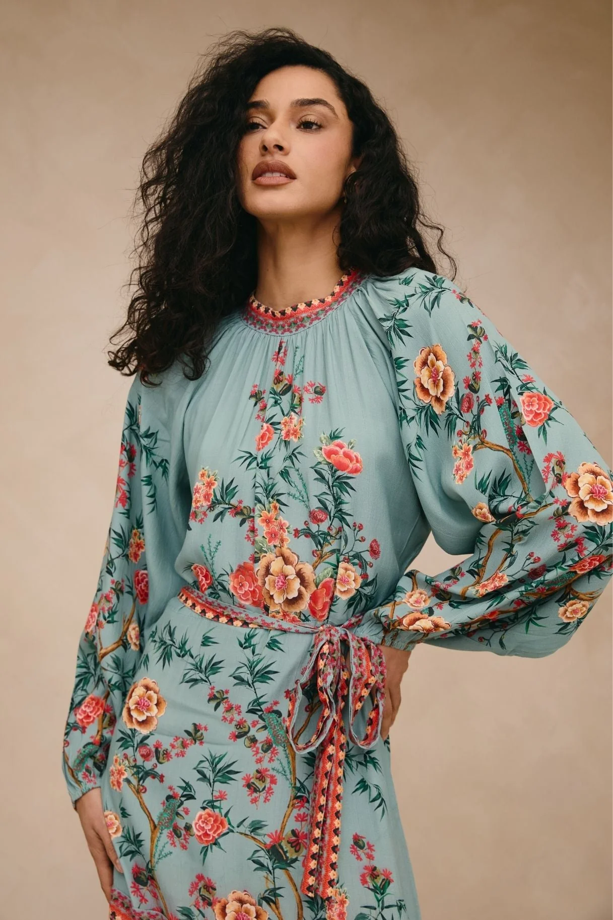 Raishma Studio Blue Lea Dress