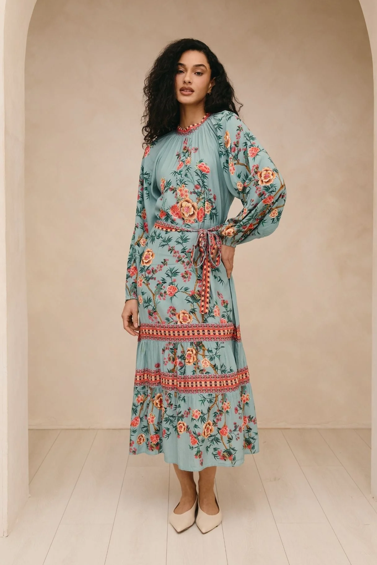 Raishma Studio Blue Lea Dress - Image 2