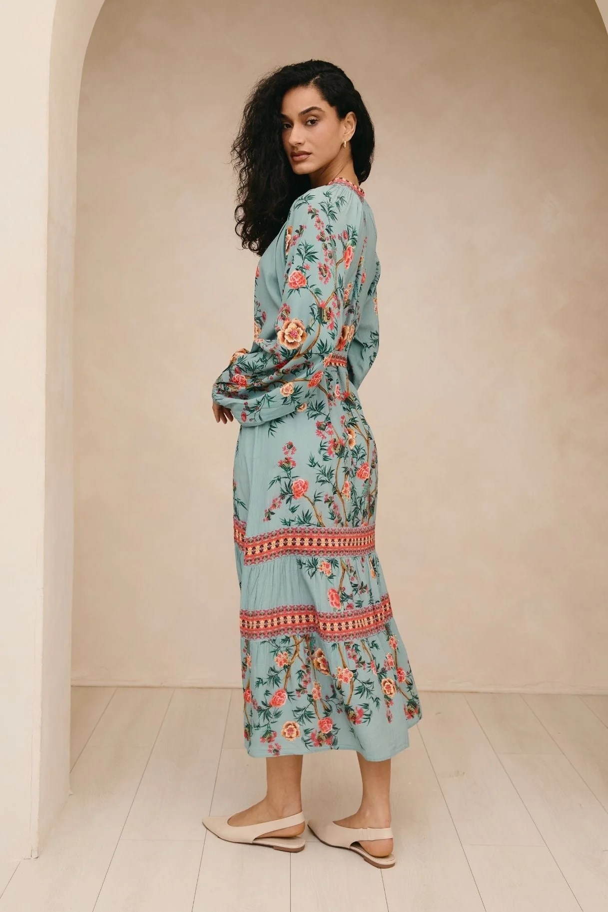 Raishma Studio Blue Lea Dress - Image 3