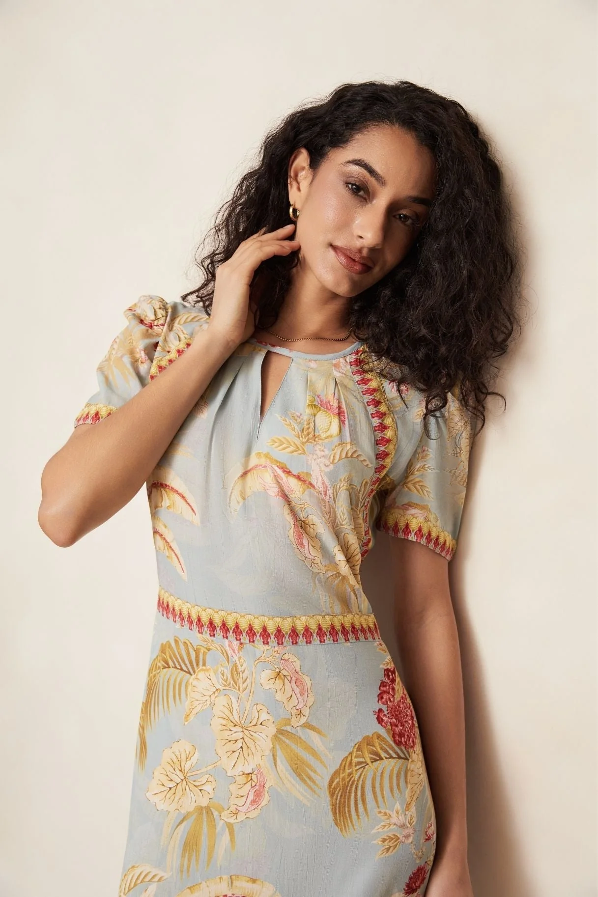 Raishma Studio Blue Mavis Blue Dress - Image 2