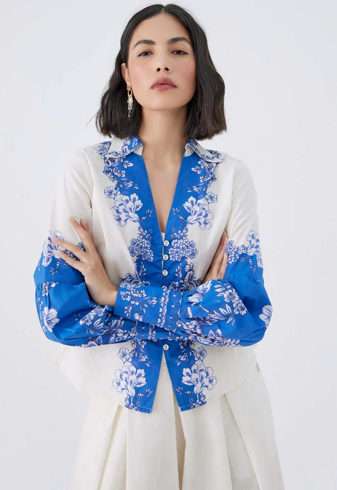 Raishma Studio Blue Serena Shirt