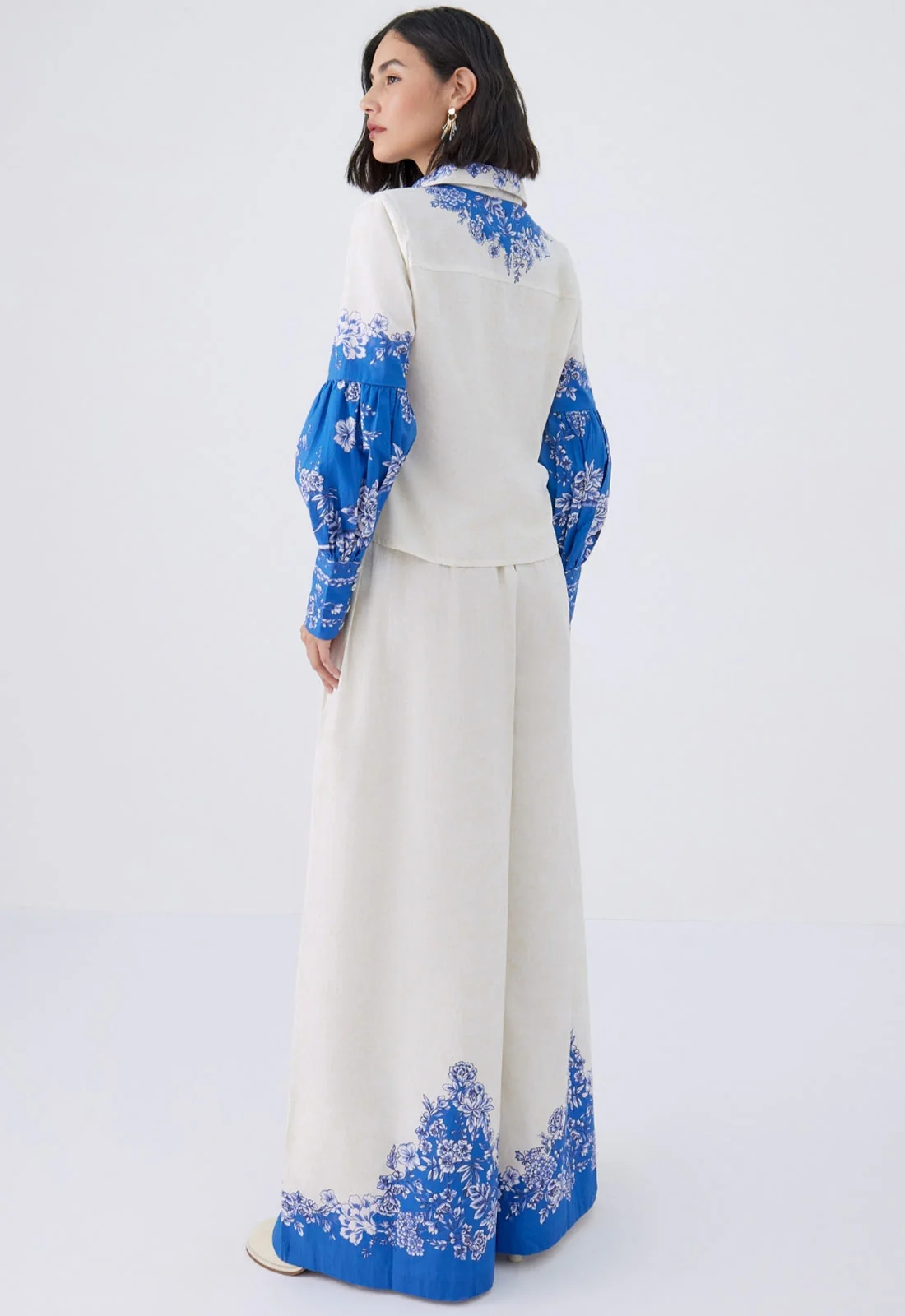Raishma Studio Blue Serena Shirt - Image 2