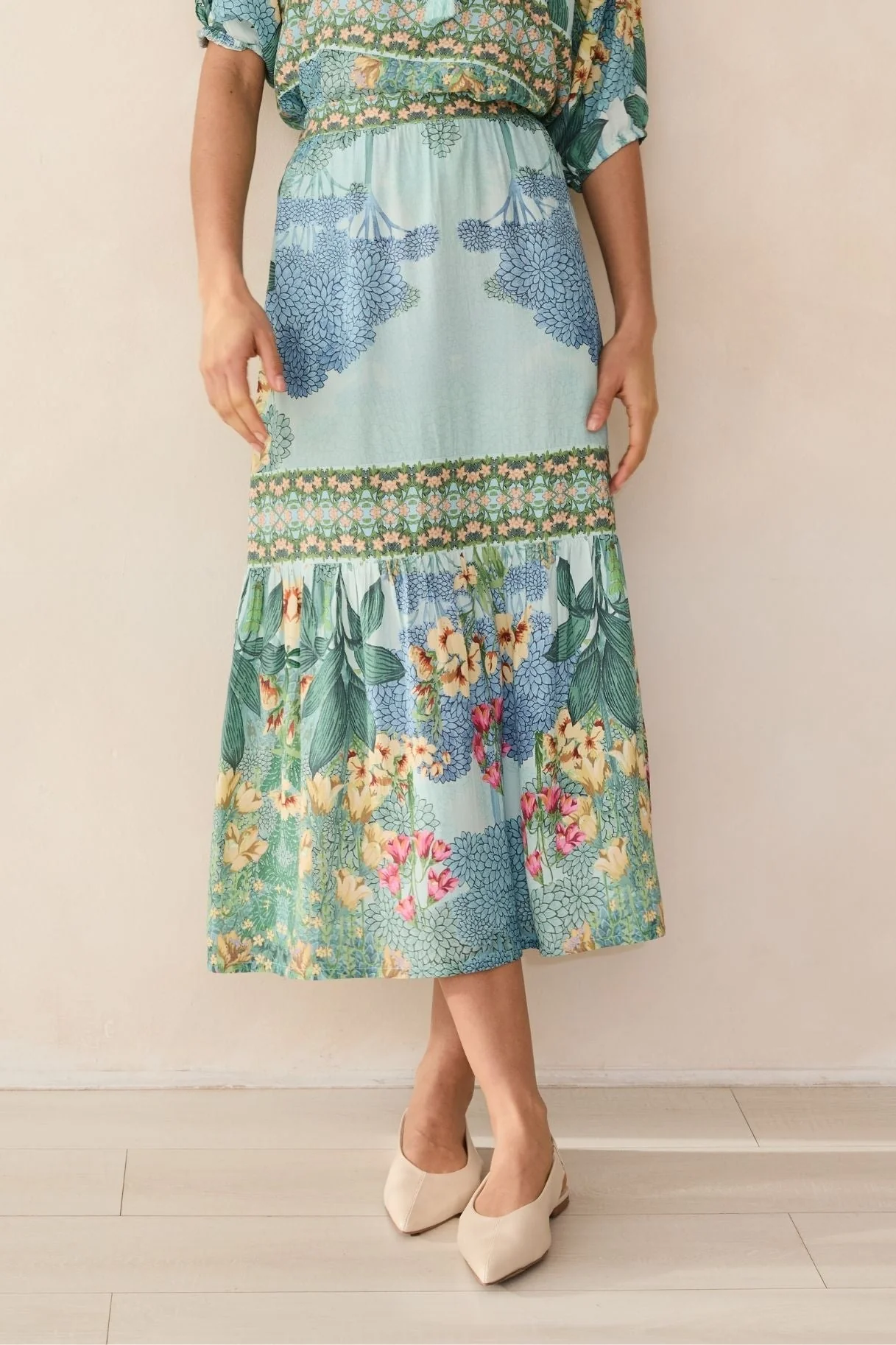 Raishma Studio Blue Tracy Skirt - Image 2