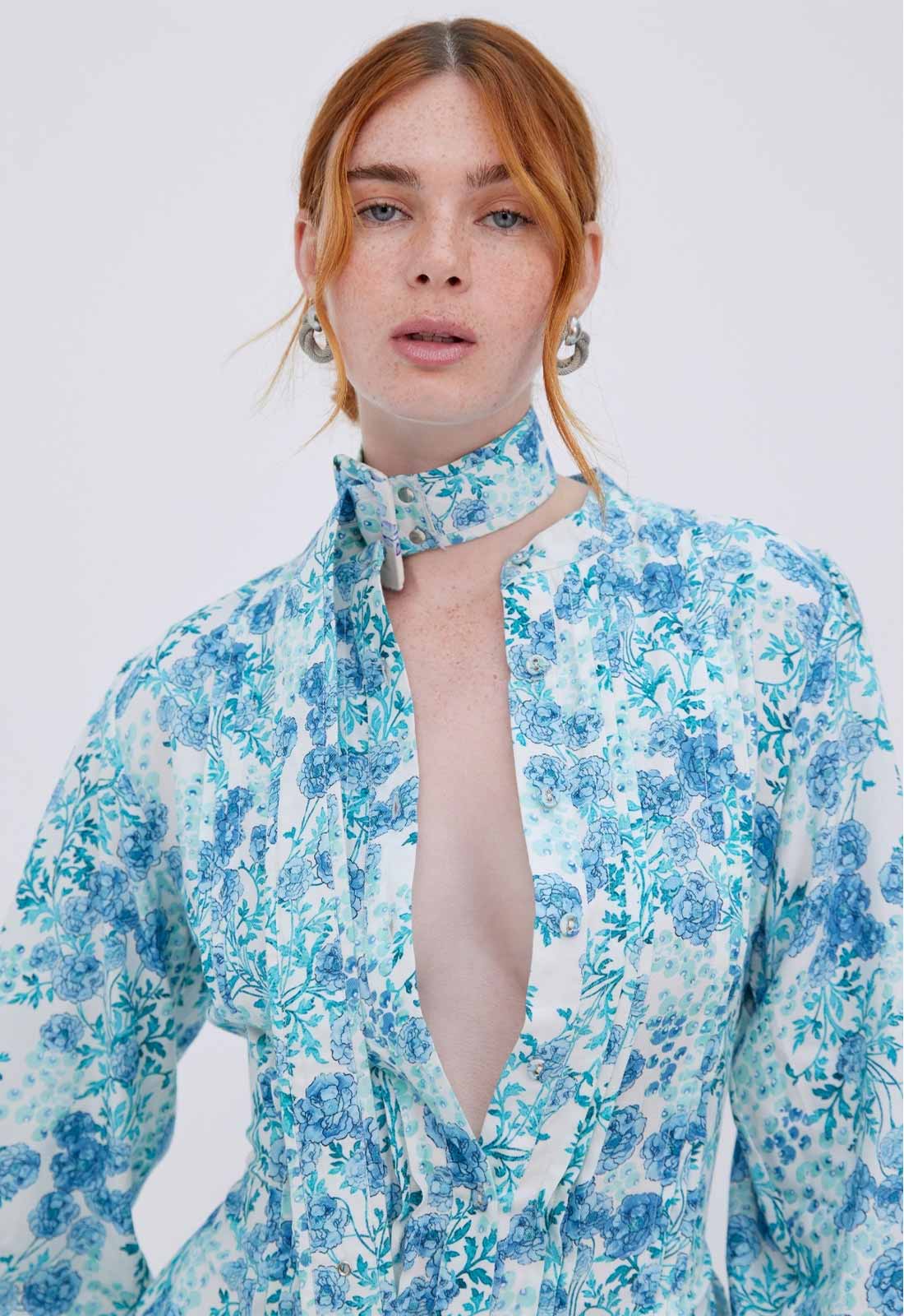 Raishma Studio Blue Veronica Blue Dress