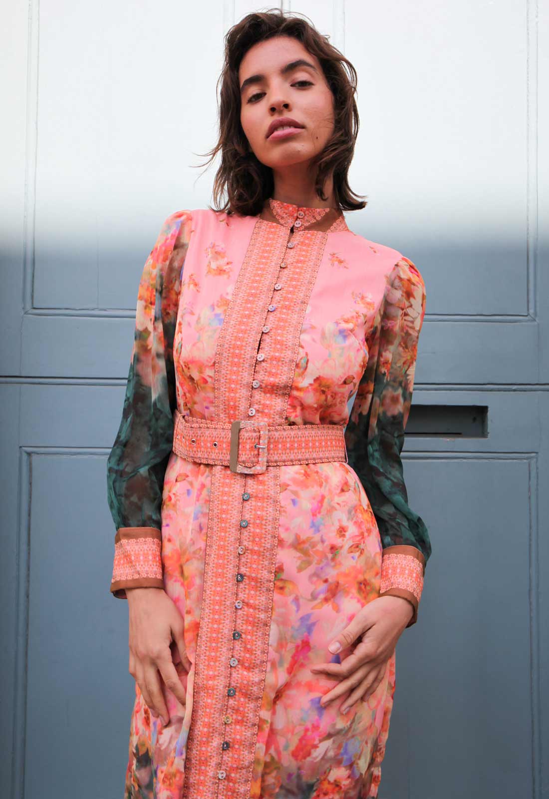 Raishma Studio Coral Freya Print Dress - Image 2