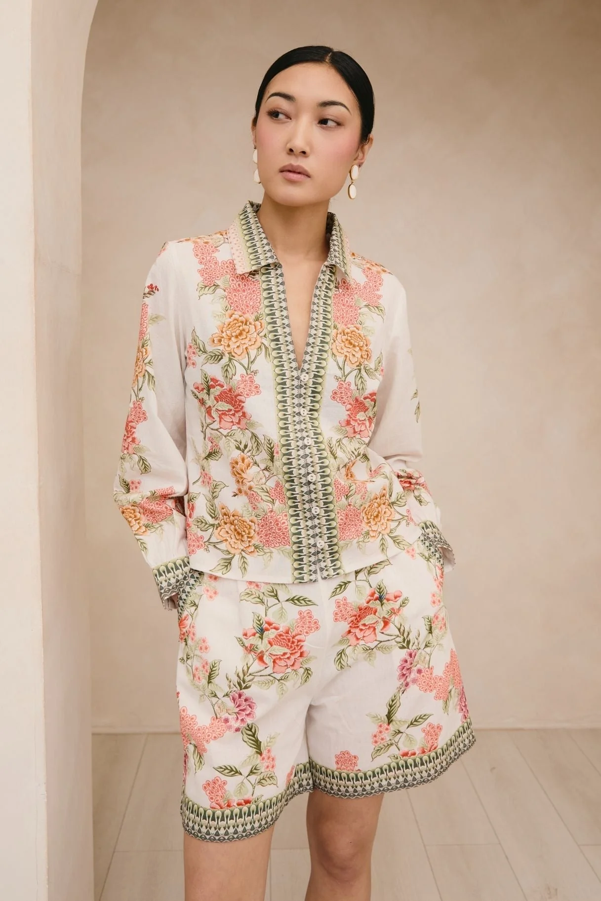 Raishma Studio Cream Amani Cream Shirt