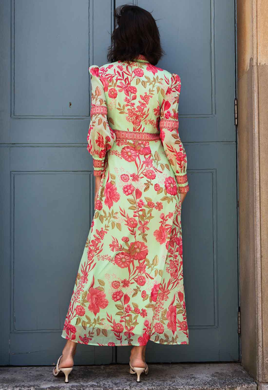 Raishma Studio Green Aspen Print Dress - Image 3