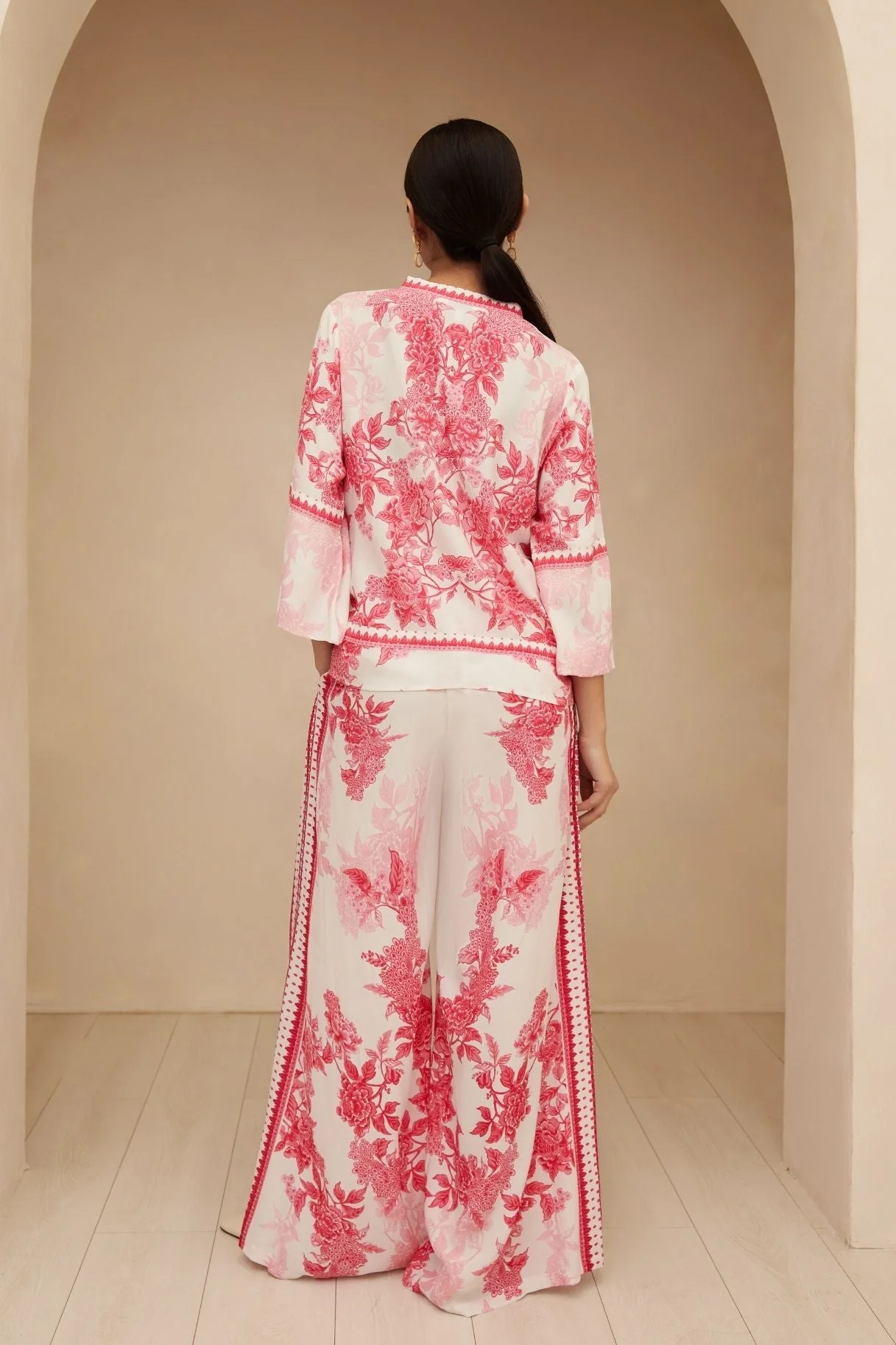 Raishma Studio Pink Myra Pink Shirt - Image 3