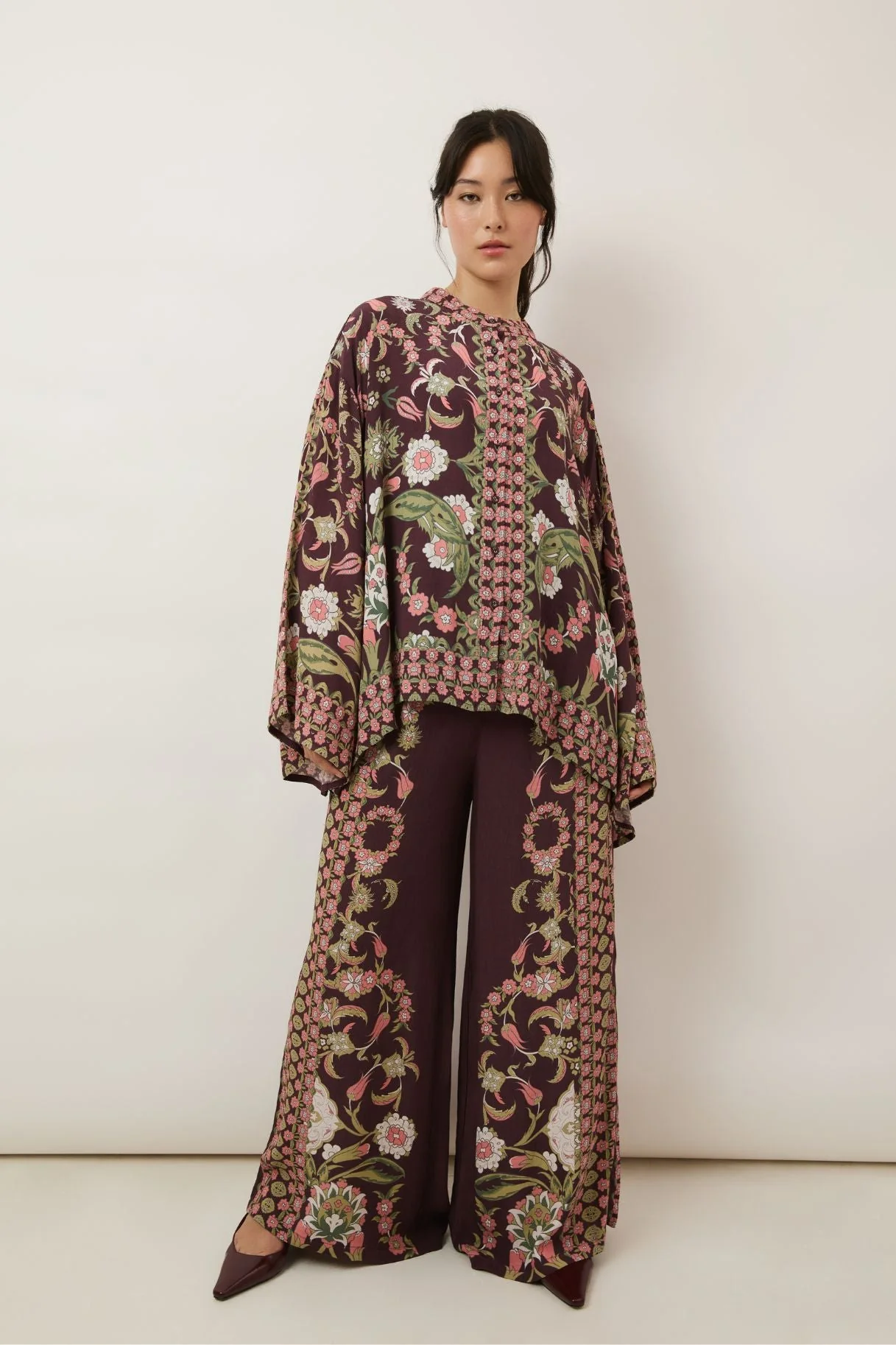 Raishma Studio Plum Rhea Shirt