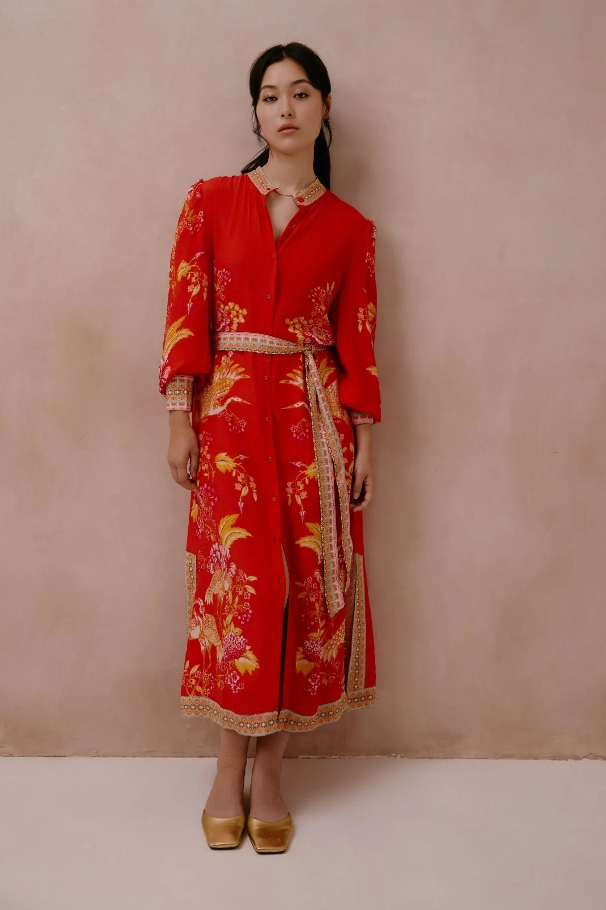 Raishma Studio Red Kaitlyn Red Dress