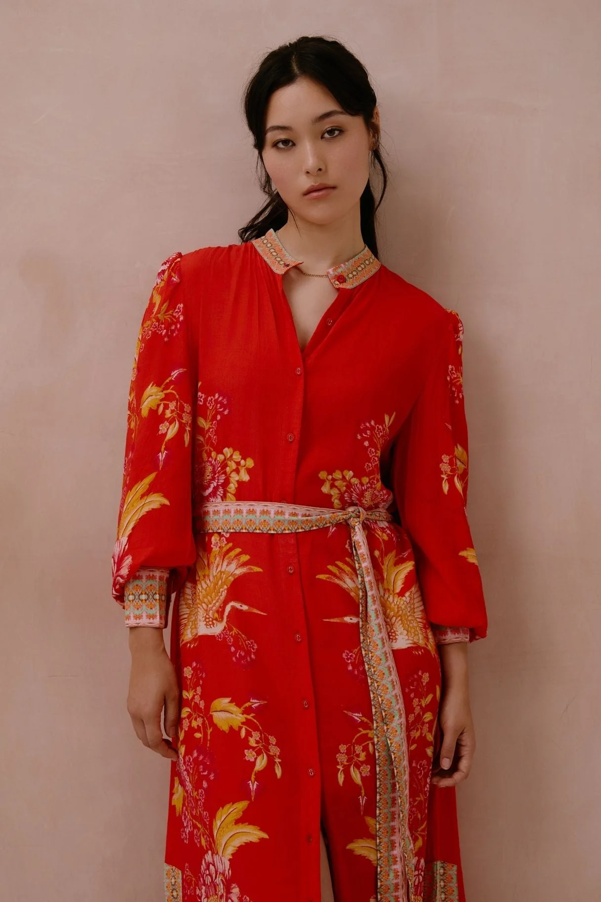 Raishma Studio Red Kaitlyn Red Dress - Image 2