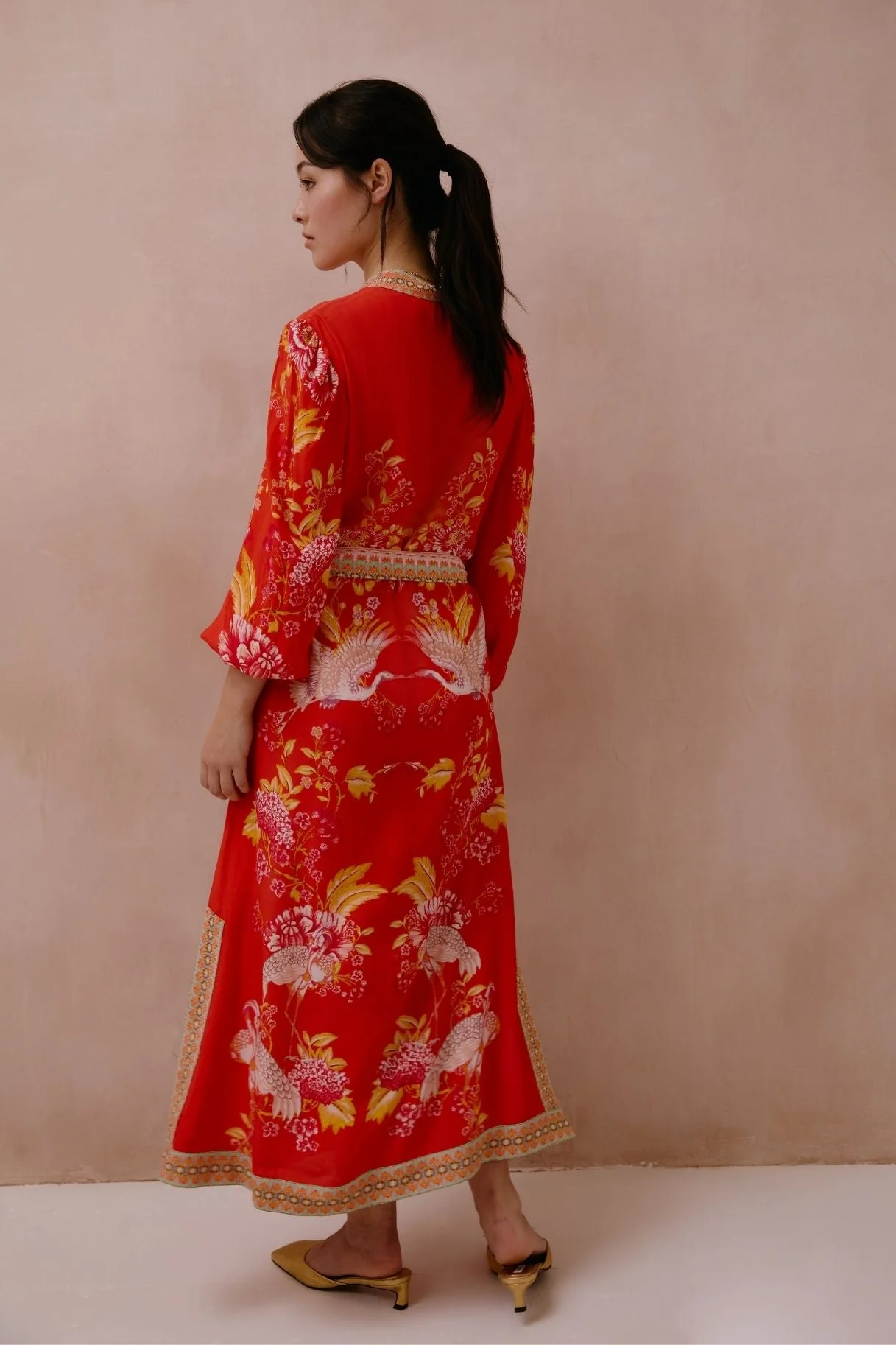 Raishma Studio Red Kaitlyn Red Dress - Image 3
